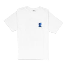 T-Shirt Bleu de Kinh Blanc